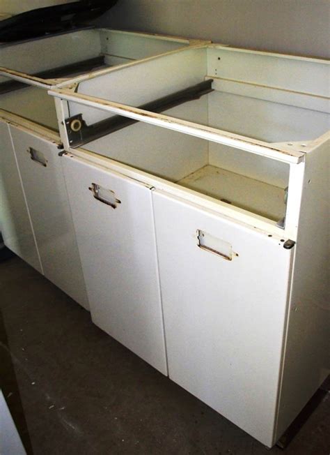 steel framed kitchen cabinets|retro style metal kitchen cabinets.